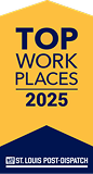 2025 STL Post Dispatch Top Work Places logo