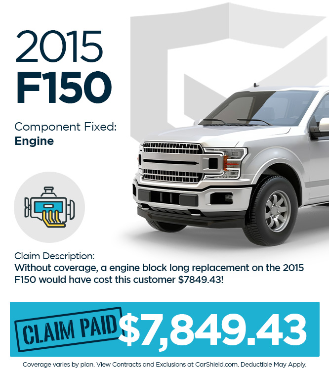 claim paid on 2015 F-150